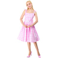 Pink-White - Pack Shot - Barbie Womens-Ladies Perfect Day Costume Dress