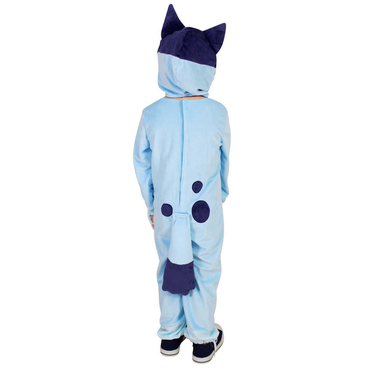 Blue - Back - Bluey Childrens-Kids Plush Costume