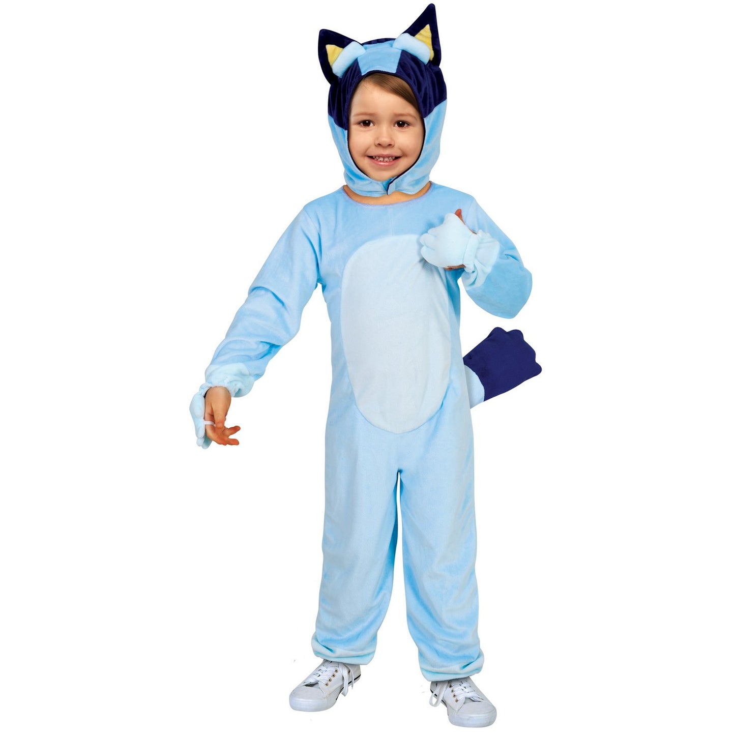 Blue - Front - Bluey Childrens-Kids Plush Costume