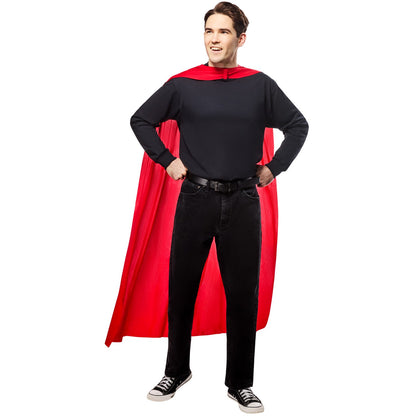 Red-Yellow - Front - Superman Unisex Adult Movie Cape