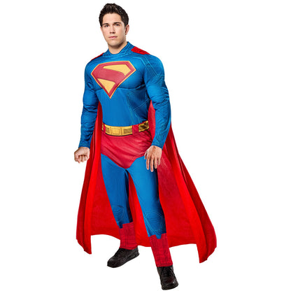 Blue-Red-Yellow - Front - Superman Mens Polyester Costume