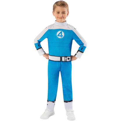 Blue-White - Front - Fantastic Four Childrens-Kids Costume