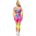 Pink-Red-Multicoloured - Back - Barbie Womens-Ladies Roller Skate Costume
