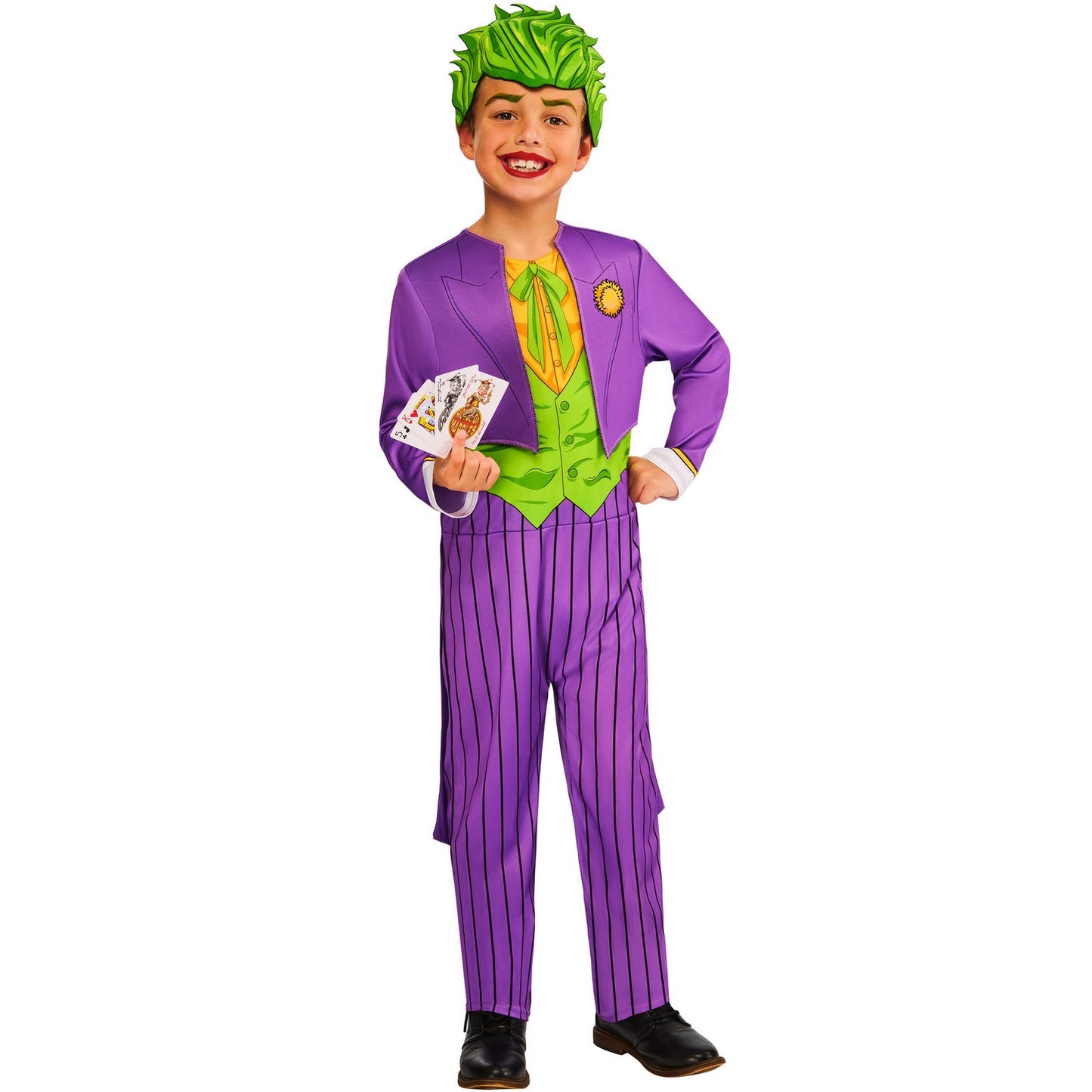 Purple-Green - Pack Shot - The Joker Boys Costume Set