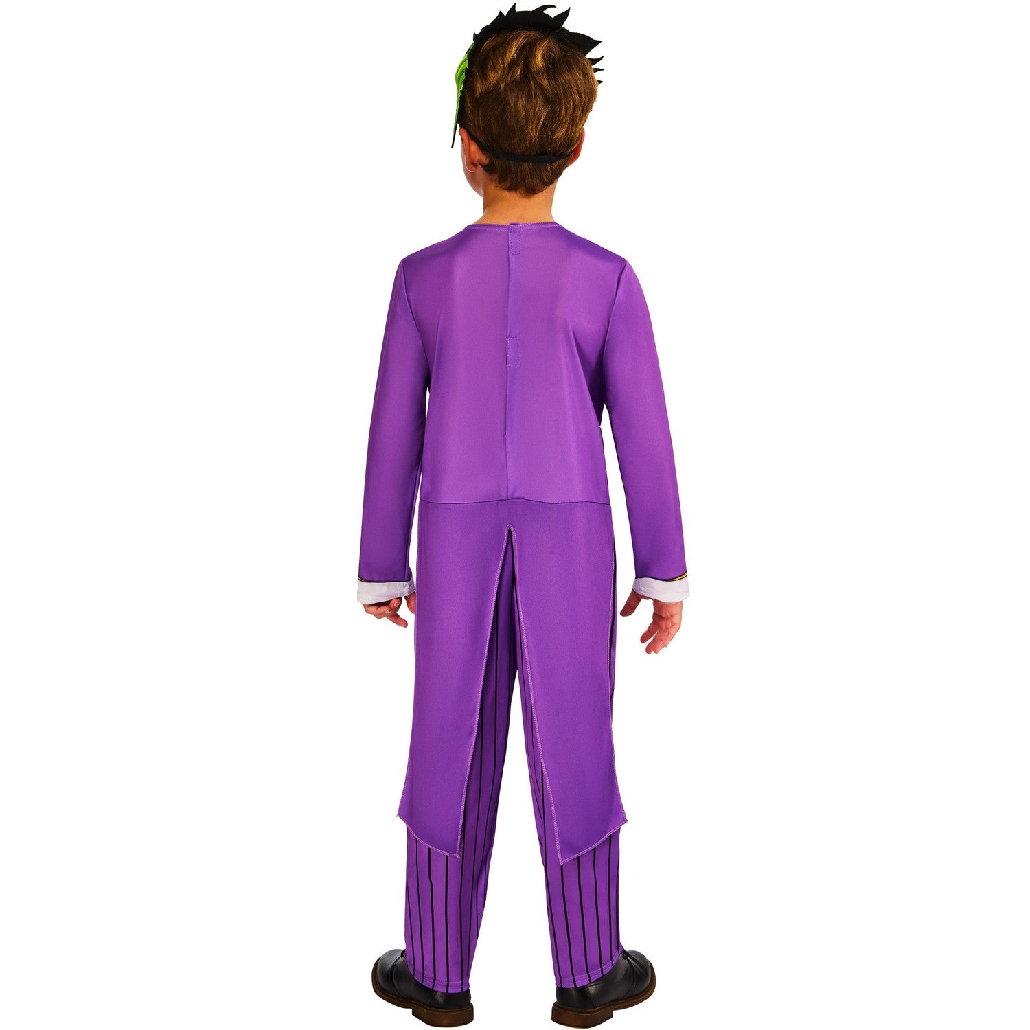 Purple-Green - Back - The Joker Boys Costume Set