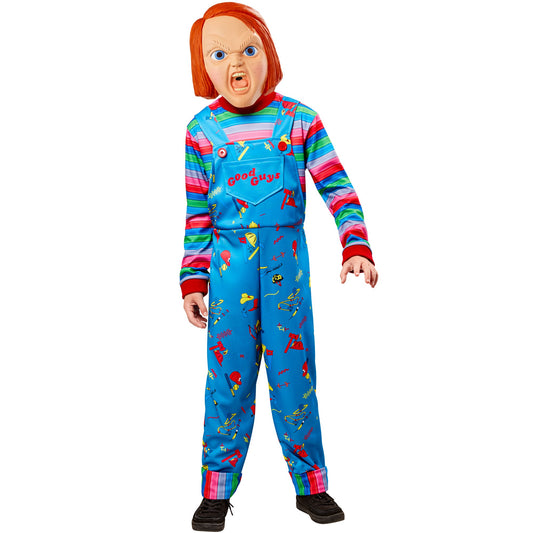 Blue-Red - Front - Childs Play Childrens-Kids Chucky Costume Set
