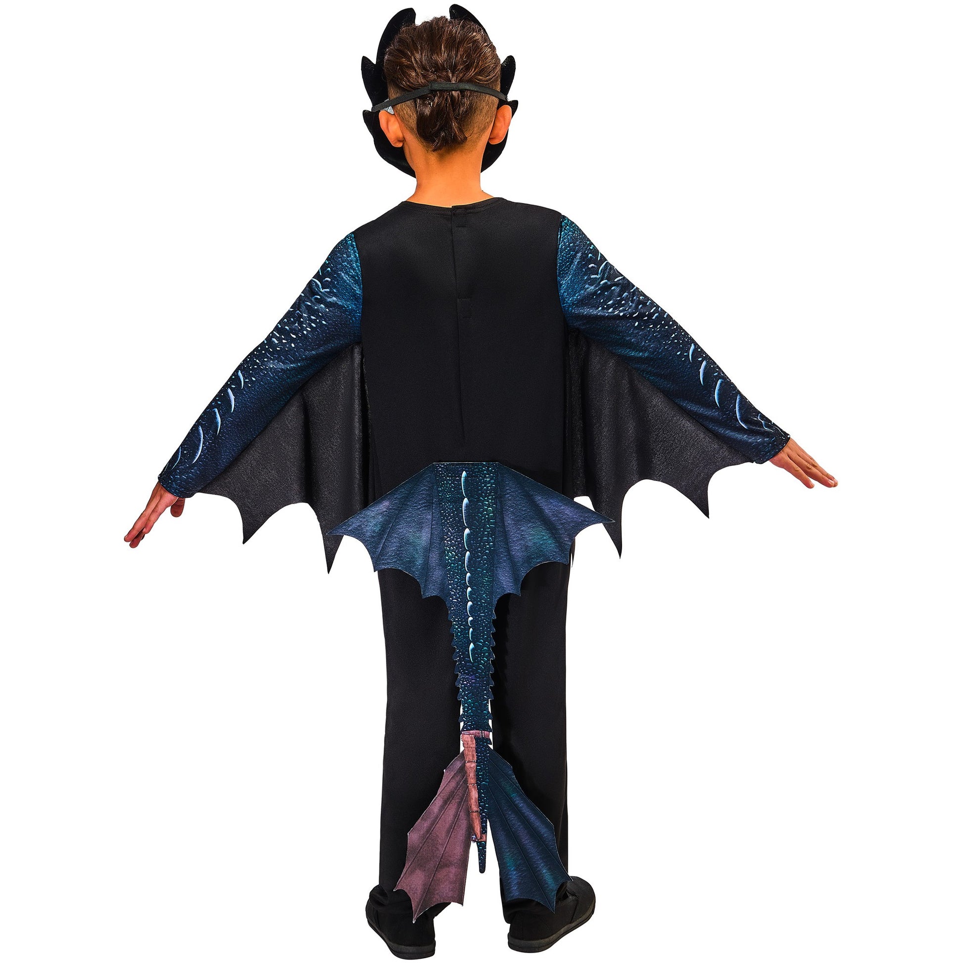 Black - Back - How To Train Your Dragon Childrens-Kids Toothless Costume