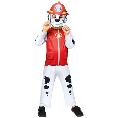 Multicoloured - Front - Paw Patrol Childrens-Kids Marshall Costume