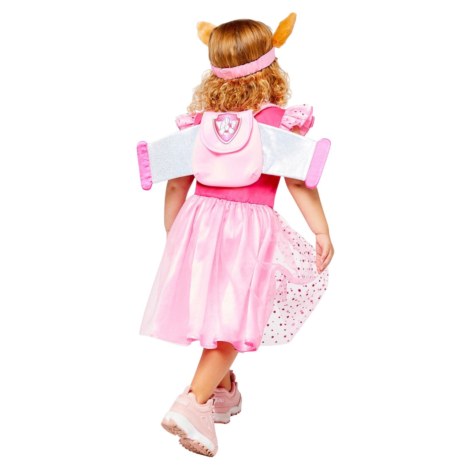 Pink - Back - Paw Patrol Girls Skye Costume