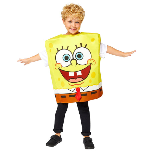 Yellow - Front - SpongeBob SquarePants Boys Tabard