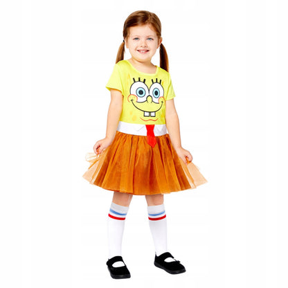 Yellow - Front - SpongeBob SquarePants Girls Costume