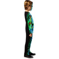 Multicoloured - Side - Bristol Novelty Childrens-Kids Gamer Skeleton Costume
