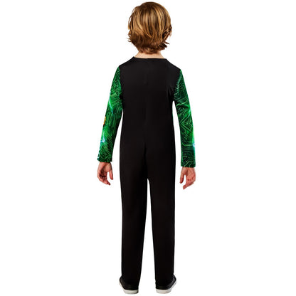 Multicoloured - Back - Bristol Novelty Childrens-Kids Gamer Skeleton Costume