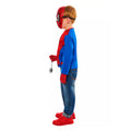 Red-Blue - Side - Spider-Man Childrens-Kids Costume Set