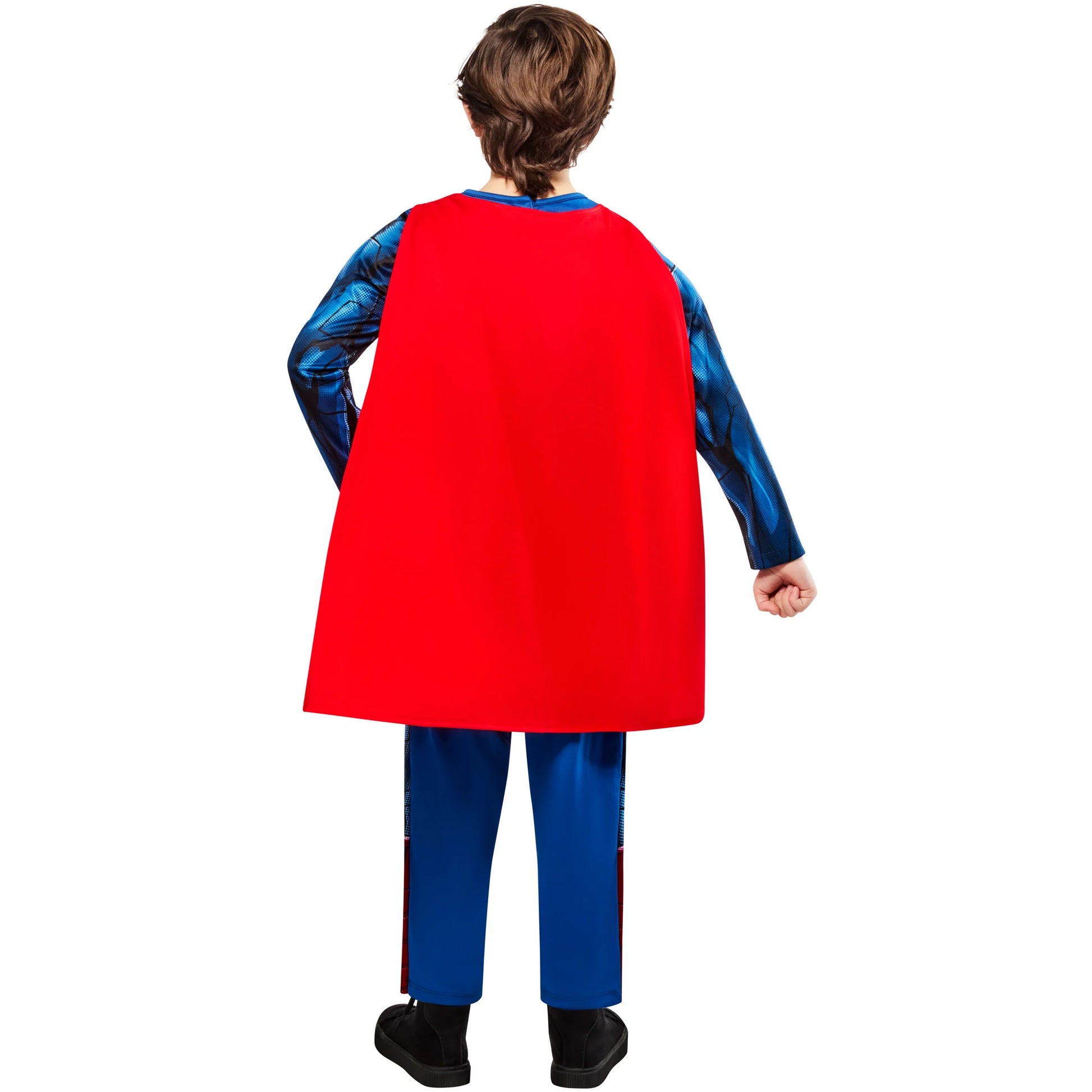 Blue-Red - Back - Superman Boys Costume