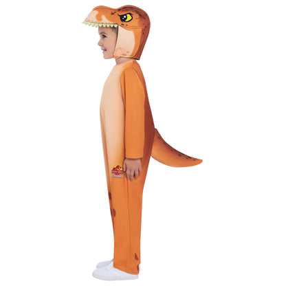 Orange-Beige - Lifestyle - Jurassic World Childrens-Kids T-Rex Costume