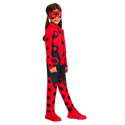 Red - Side - Miraculous Lady Bug Girls Costume Set