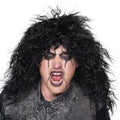 Black - Side - Bristol Novelty Unisex Adults Rock Star Wig
