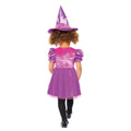 Pink - Back - Paw Patrol Girls Skye Witch Costume Set