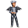 Black-White - Pack Shot - Rubies Toddler Dragon Skeleton Halloween Costume
