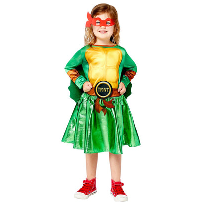 Green-Yellow - Front - Teenage Mutant Ninja Turtles Girls Costume