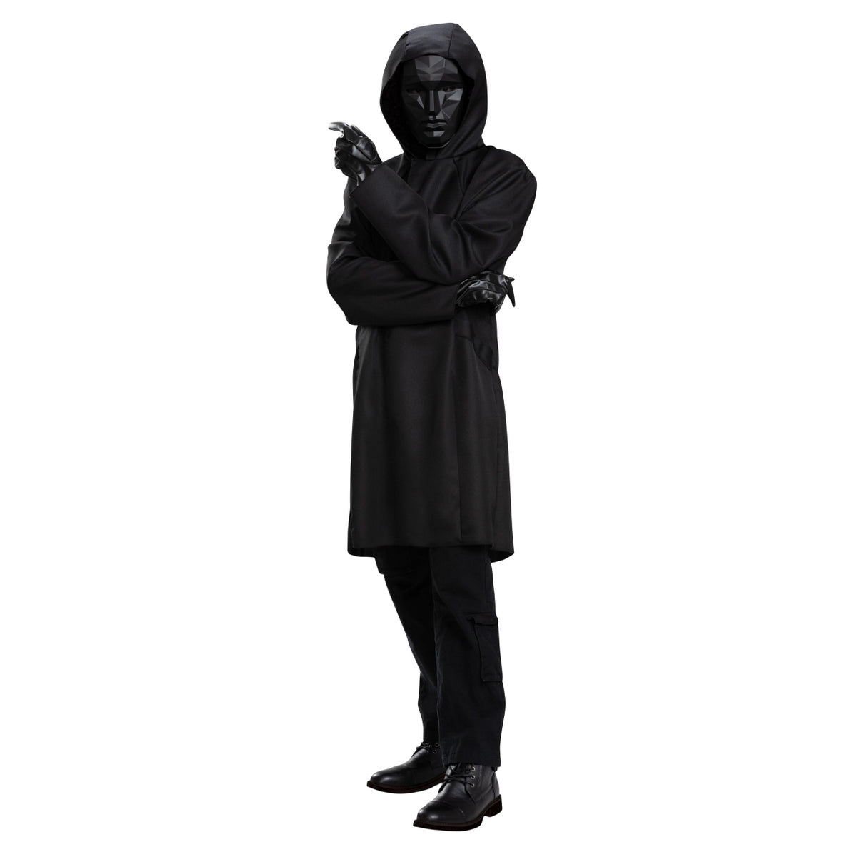 Black - Front - Squid Game Unisex Adult Deluxe Front Man Costume