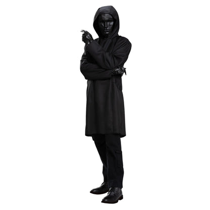 Black - Front - Squid Game Unisex Adult Deluxe Front Man Costume