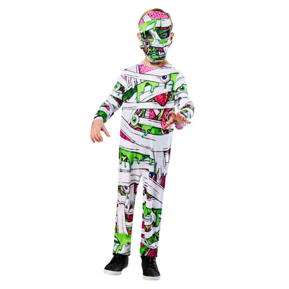 Multicoloured - Front - Bristol Novelty Pop Art Mummy Costume