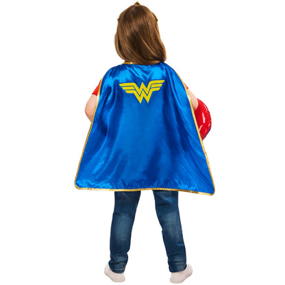 Red-Blue-Golden - Back - Wonder Woman Girls Costume