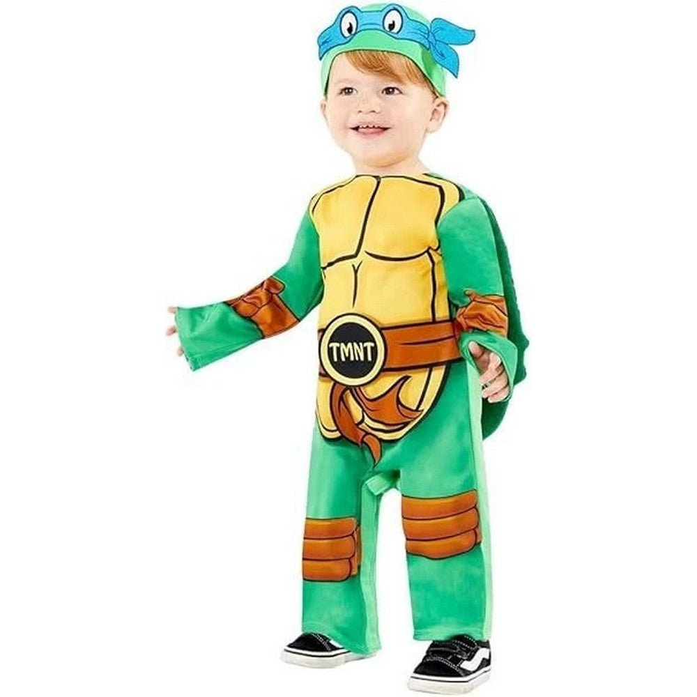 Green-Yellow - Front - Teenage Mutant Ninja Turtles Baby Costume