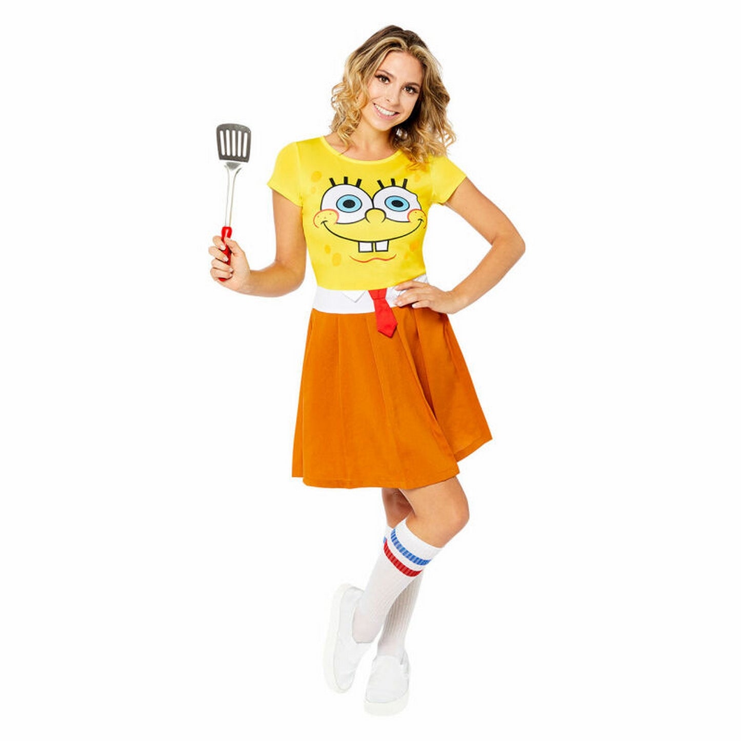 Yellow-Brown - Front - SpongeBob SquarePants Womens-Ladies Costume