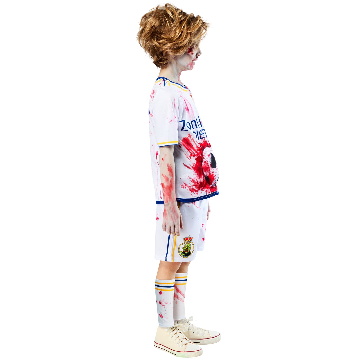 White - Lifestyle - Bristol Novelty Childrens-Kids Rottenaldo Zombie Costume