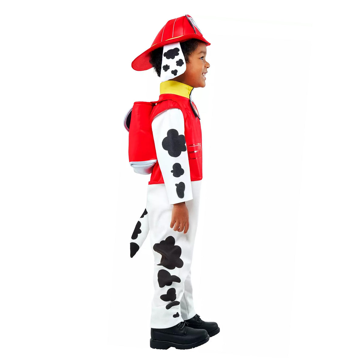 Red-White - Side - Paw Patrol Childrens-Kids Marshall Costume