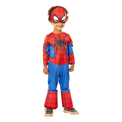 Red-Blue - Front - Spidey And His Amazing Friends Childrens-Kids Spider-Man Classic Costume