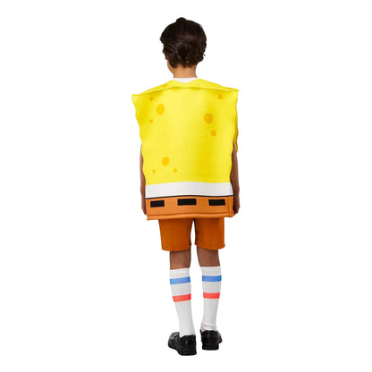Yellow-Brown - Back - SpongeBob SquarePants Childrens-Kids Costume