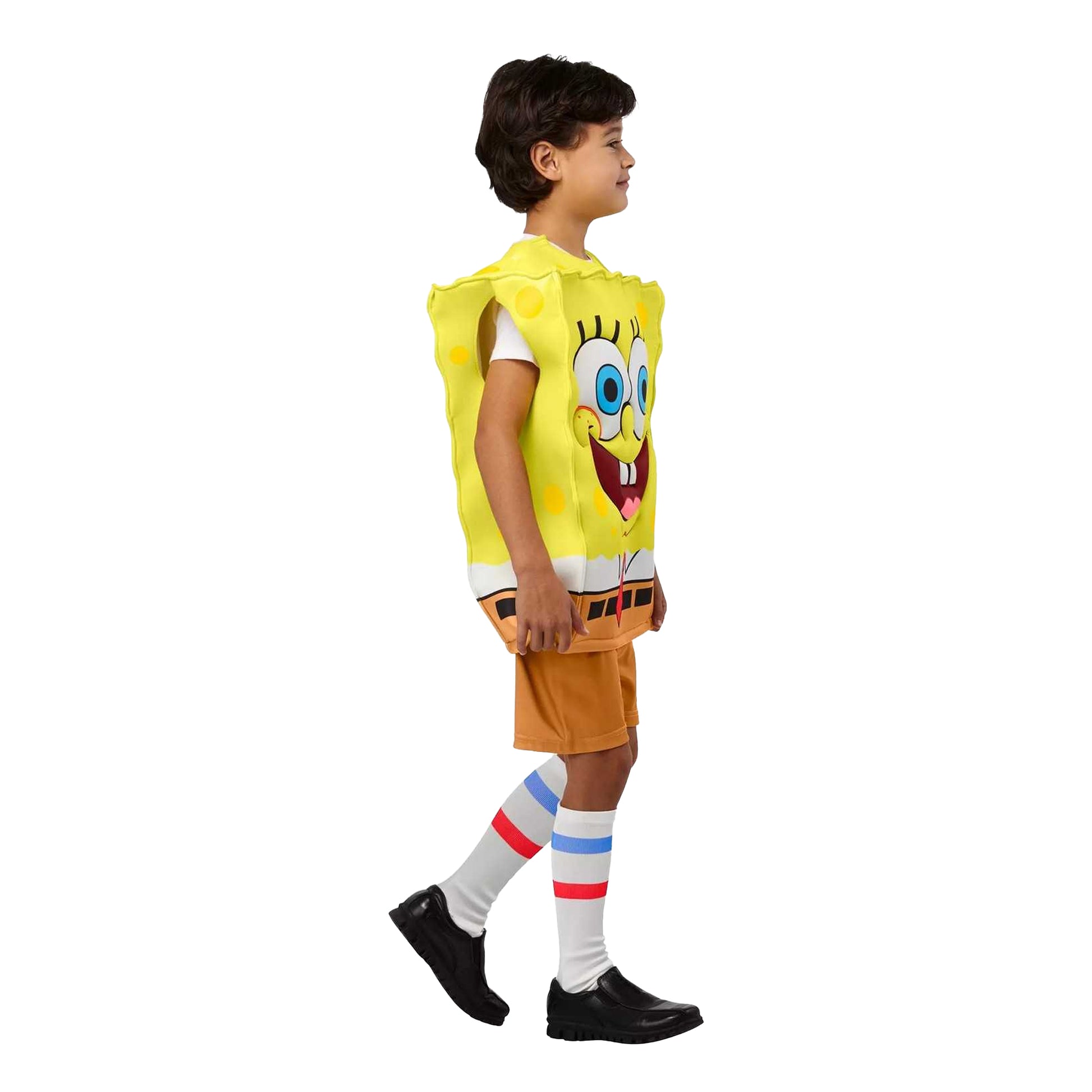 Yellow-Brown - Side - SpongeBob SquarePants Childrens-Kids Costume