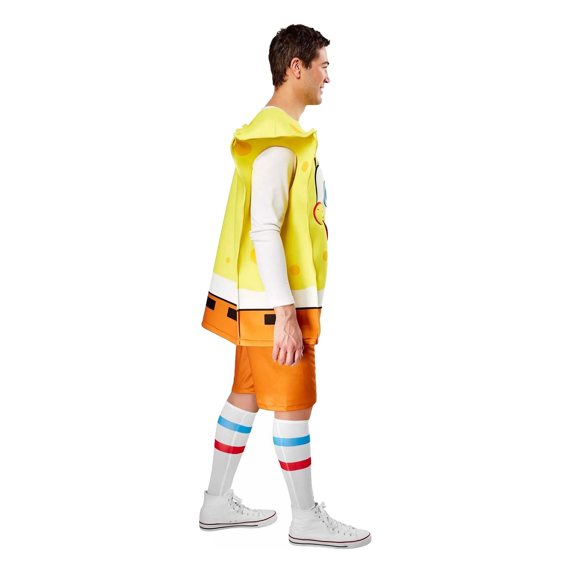 Brown-Yellow - Side - SpongeBob SquarePants Unisex Adult Costume