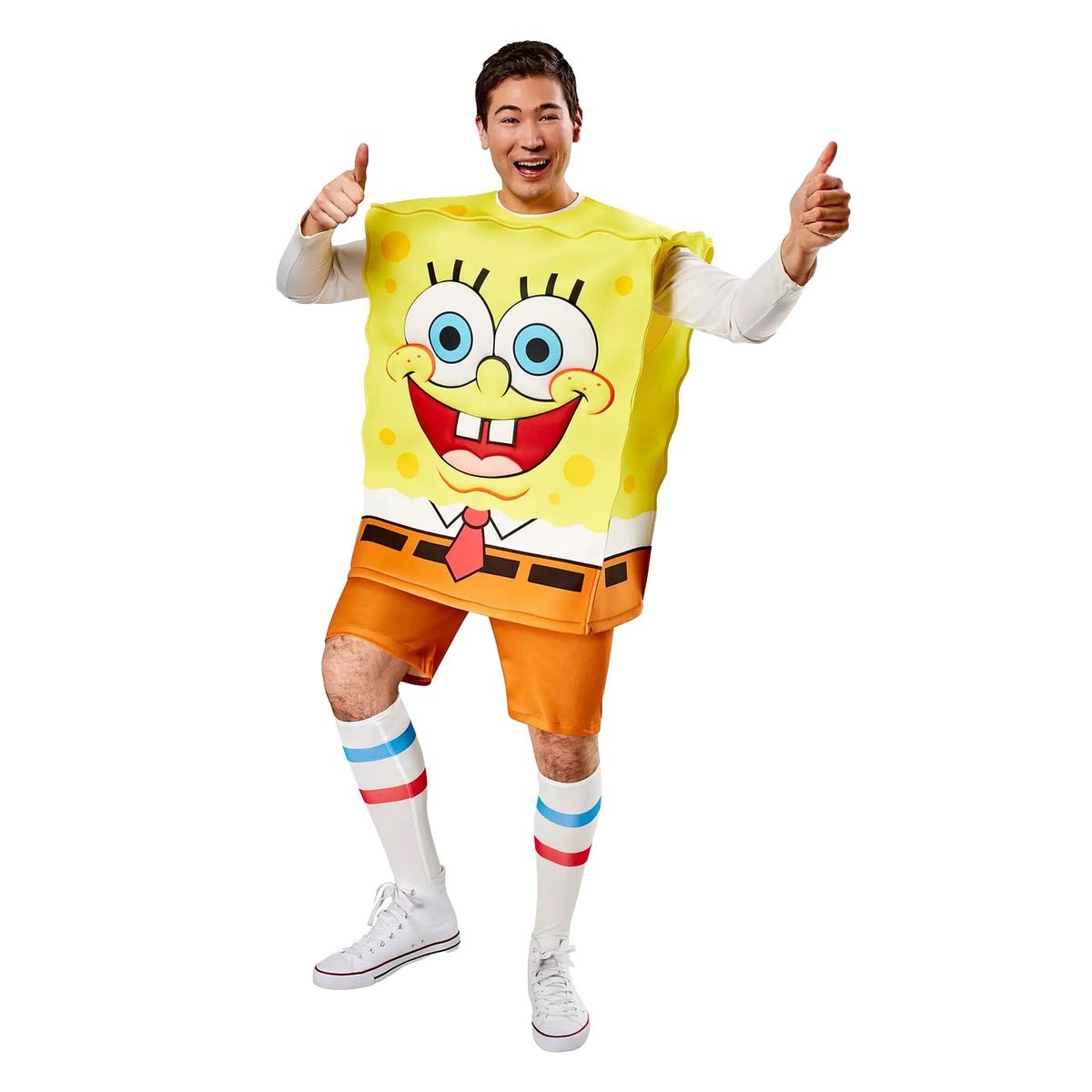 Brown-Yellow - Pack Shot - SpongeBob SquarePants Unisex Adult Costume