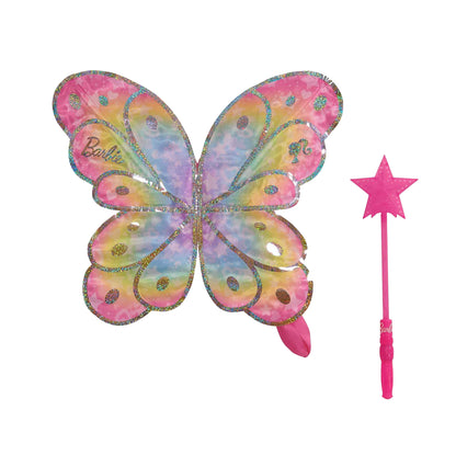 Pink - Front - Barbie Childrens-Kids Fairy Costume Accessory Set