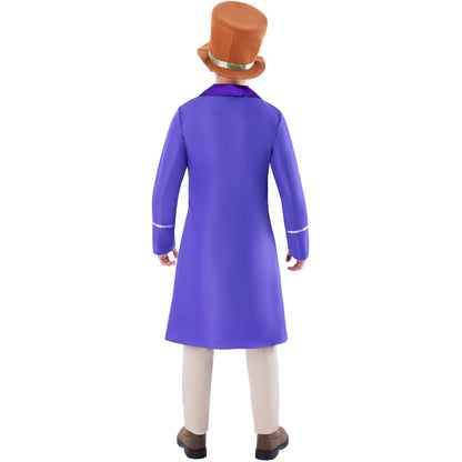 Purple - Back - Willy Wonka & The Chocolate Factory Mens Willy Wonka Costume