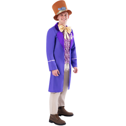 Purple - Side - Willy Wonka & The Chocolate Factory Mens Willy Wonka Costume