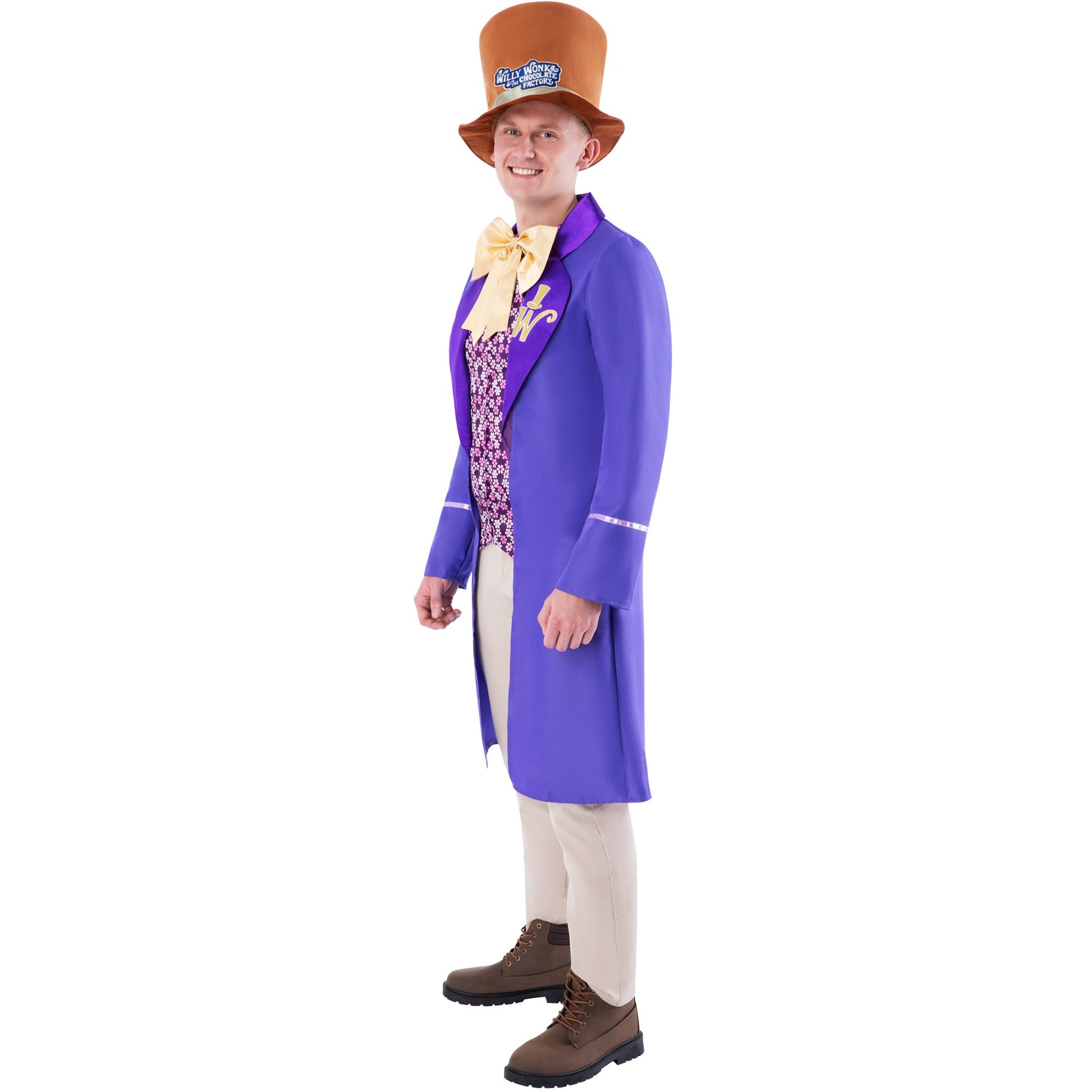Purple - Lifestyle - Willy Wonka & The Chocolate Factory Mens Willy Wonka Costume
