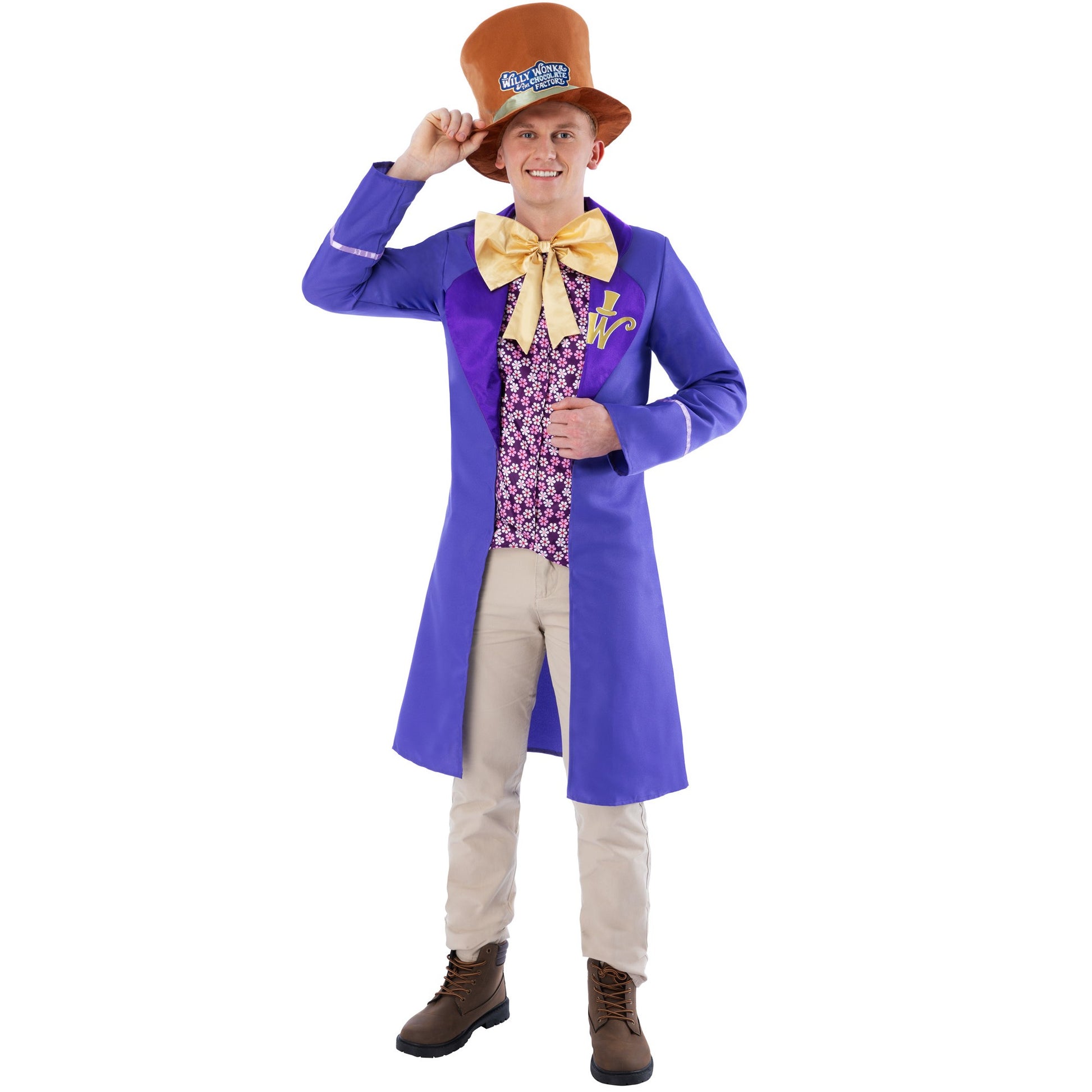 Purple - Pack Shot - Willy Wonka & The Chocolate Factory Mens Willy Wonka Costume