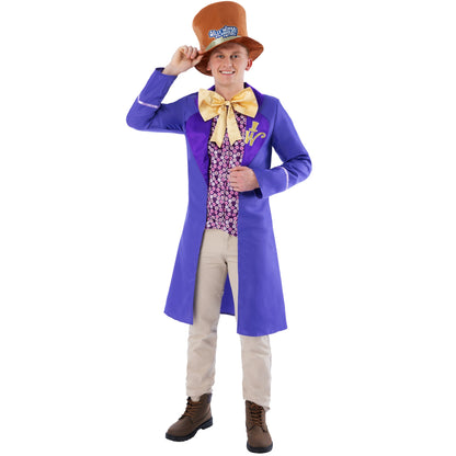Purple - Pack Shot - Willy Wonka & The Chocolate Factory Mens Willy Wonka Costume