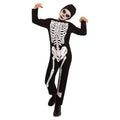 Black-White - Back - Bristol Novelty Childrens-Kids Skeleton Costume