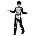 Black-White - Front - Bristol Novelty Childrens-Kids Skeleton Costume