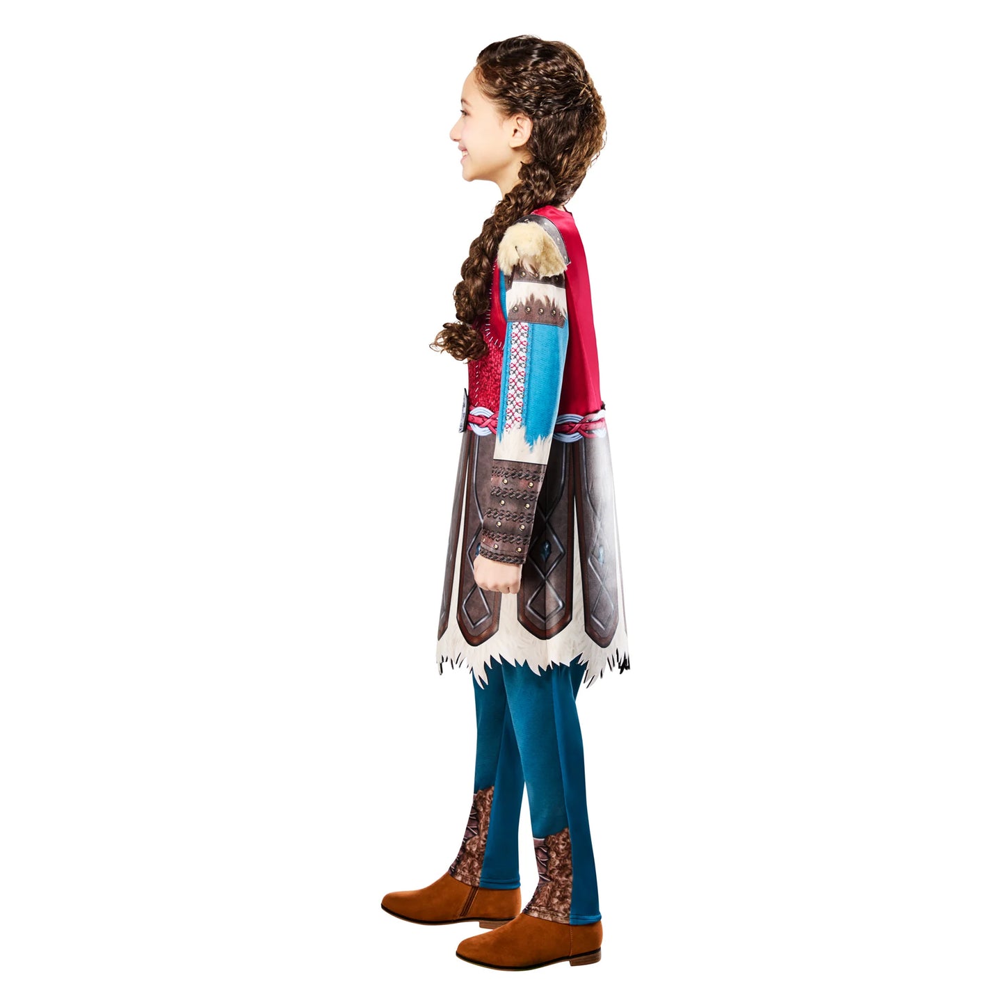 Multicoloured - Side - How To Train Your Dragon Childrens-Kids Astrid Hofferson Battlesuit Costume Dress