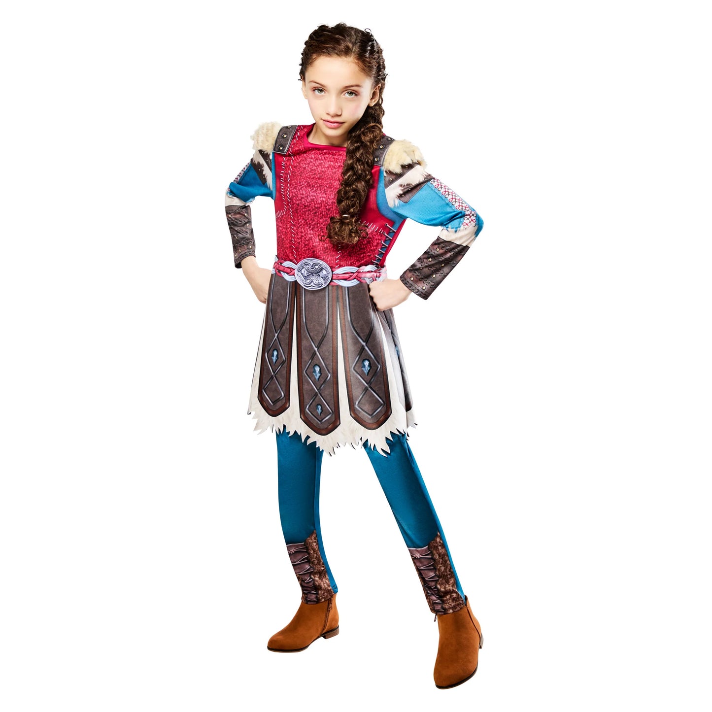 Multicoloured - Lifestyle - How To Train Your Dragon Childrens-Kids Astrid Hofferson Battlesuit Costume Dress