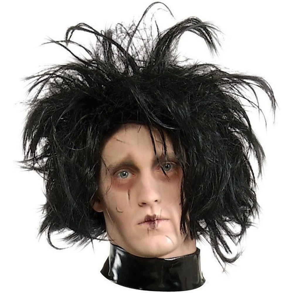 Black - Side - Edward Scissorhands Unisex Adult Wig