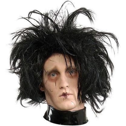 Black - Side - Edward Scissorhands Unisex Adult Wig